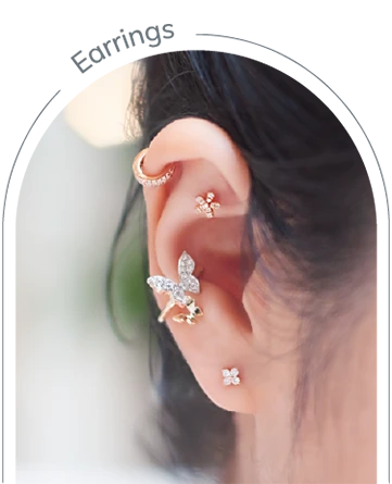 14K & 18K earrings at Mori